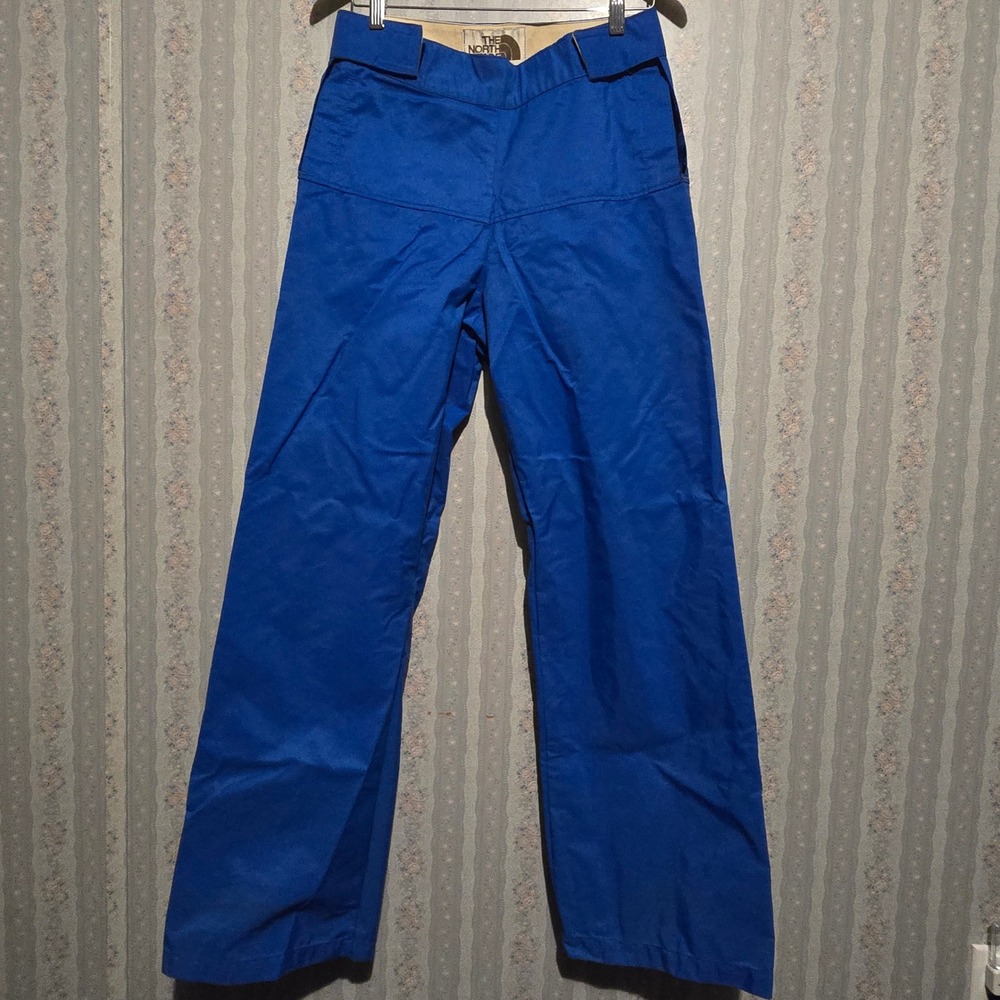 North Face Pants Reg Snow Pants High Waisted Blue Gore-Tex VTG Brown Label USA